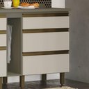 Ver imagem 1 de Balcão 03 Gavetas 60 Cm Connect Henn Duna Com Cristal
