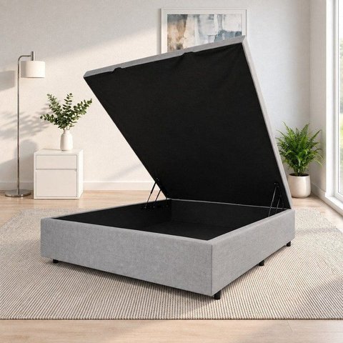 Base Box Baú Padrão Viúvo Linho 1,28x1,88