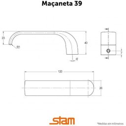 Fechadura 1620/37 - Banheiro Roseta Rd Inox Escovado - 2