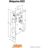 Fechadura 1620/37 - Banheiro Roseta Rd Inox Escovado - 3