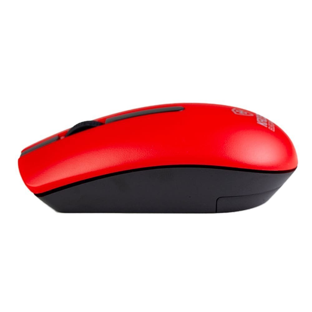 Mouse s/Fio Kross Recarregável USB 1600 DPI Vermelho KE-M315 - 5