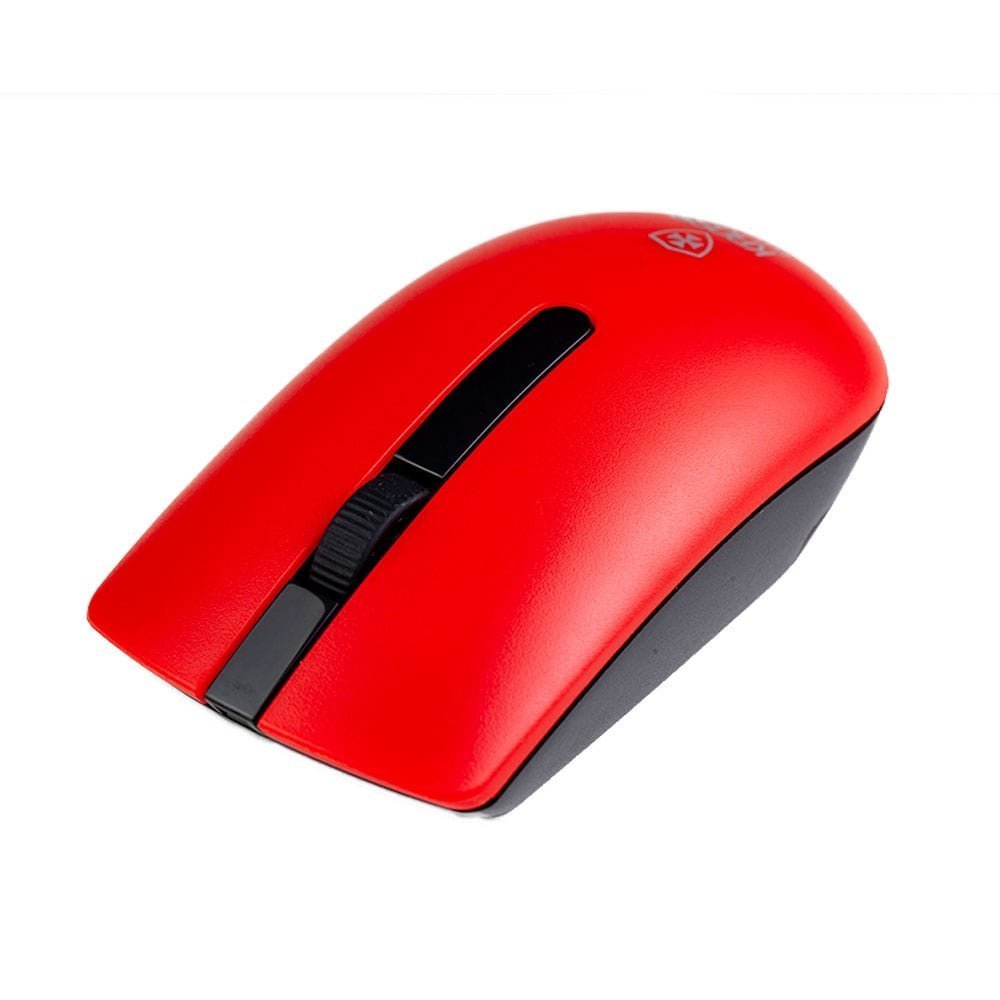 Mouse s/Fio Kross Recarregável USB 1600 DPI Vermelho KE-M315 - 3