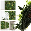 Ver imagem 6 de Muro Inglês Artificial 0,5m² Jardim Vertical Realista Proteção UV Resistente Sol e Chuva