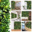 Ver imagem 7 de Muro Inglês Artificial 0,5m² Jardim Vertical Realista Proteção UV Resistente Sol e Chuva