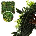 Ver imagem 5 de Muro Inglês Artificial 0,5m² Jardim Vertical Realista Proteção UV Resistente Sol e Chuva