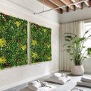 Ver mais imagens de Muro Inglês Artificial 0,5m² Jardim Vertical Realista Proteção UV Resistente Sol e Chuva