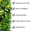 Ver imagem 3 de Muro Inglês Artificial 0,5m² Jardim Vertical Realista Proteção UV Resistente Sol e Chuva