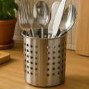 Ver imagem 2 de Escorredor Porta Talheres Aço Inox Prime 14cm - Tuut
