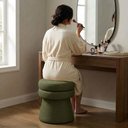 Ver imagem 7 de Puff Organico Cave 48x42 cm Base Giratoria Linho Color Trend Tca 307 Moll