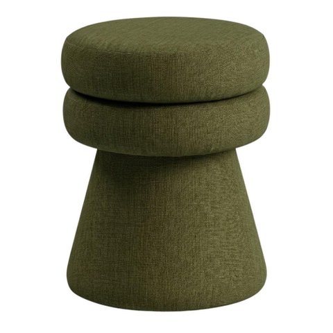 Puff Organico Cave 48x42 cm Base Giratoria Linho Color Trend Tca 307 Moll