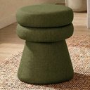Ver imagem 2 de Puff Organico Cave 48x42 cm Base Giratoria Linho Color Trend Tca 307 Moll