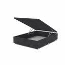 Ver imagem 5 de Base Cama Box Casal com Bau 1,38x1,88 Mts Valentina Vilajo: Suede Preto