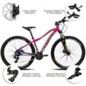 Bicicleta Aro 29 Drais 24v Chillout Shimano Tourney Pink/Roxo 15" - 351 - 2
