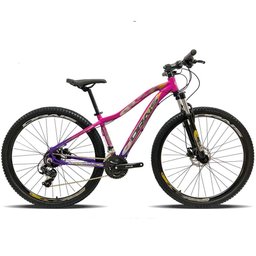 Bicicleta Aro 29 Drais 24v Chillout Shimano Tourney Pink/Roxo 15" - 351 - 1