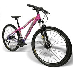 Bicicleta Aro 29 Drais 24v Chillout Shimano Tourney Pink/Roxo 15" - 351 - 4