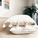 Ver imagem 3 de Capa para Almofada Quadrada - Linho Off-white Almofadas Estilo