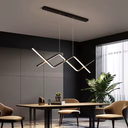 Ver imagem 5 de Luminária Pendente Teto 110cm X 92cm Linear Dupla Wave Raio Ondas Minimalista Gimpo Kjdd-l-140:preto
