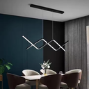 Ver imagem 4 de Luminária Pendente Teto 110cm X 92cm Linear Dupla Wave Raio Ondas Minimalista Gimpo Kjdd-l-140:preto