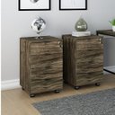 Ver imagem 1 de Kit 2 Gaveteiros Volantes 4 Gavetas Kugv44 Kuadra Espresso Móveis