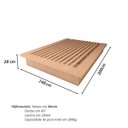 Ver imagem 5 de Cama Casal 2 Mesas C/ 2 Gavetas e Cabeceira sob Medida Mdf Cor:carvalho Malva