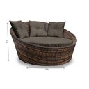 Ver imagem 1 de Chaise Orbit em Fibra Sintética - Tecido Duna Fendi