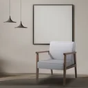 Ver imagem 1 de Poltrona Decorativa Madeira Maciça Jequitibá Assento com Persintas Elásticas e Algodão Julia