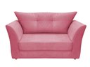 Ver imagem 1 de Namoradeira Decorativa Isis Suede Rosa Pés Madeira Ms Decor