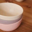 Ver imagem 4 de Kit 50 Bowls Bambu Plástico 12x6cm Cumbucas Tigelas Coloridas Sobremesas Frutas