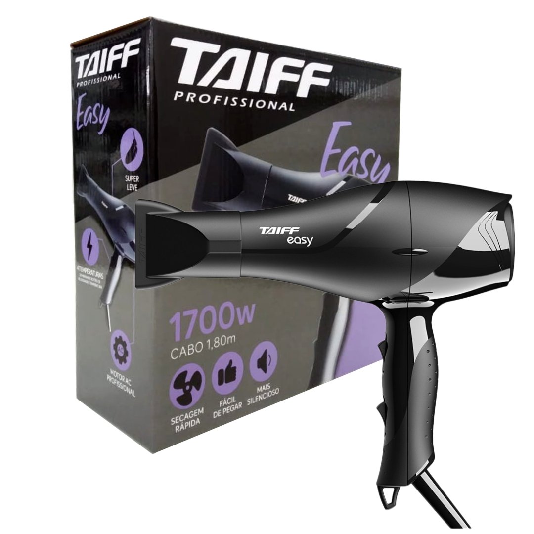 KIT - SECADOR TAIFF PROFISSIONAL EASY 1700W 127V + PRANCHA GAMA ...