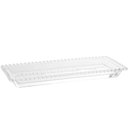 Ver imagem 4 de Kit 8 Travessas Cristal Pearl Wolff 30x13x3cm para Servir Frios Pães Doces Retangular Bandeja