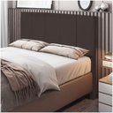 Ver imagem 5 de Cabeceira Cama Box Casal Queen 160cm Pérola Marrom