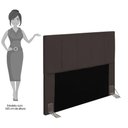 Ver imagem 2 de Cabeceira Cama Box Casal Queen 160cm Pérola Marrom