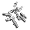 Suporte Pino Borne Duplo 5mm Aço Zincado Para Moveis 100 Pçs - 1