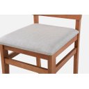 Ver imagem 6 de Cadeira de Madeira com Telinha Bogotá Cor Mel Estofado Facto Garden Bege Acinzentado