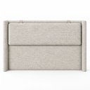 Ver imagem 5 de Cabeceira de Cama Casal Estofada Boucle 168cm com Almofada Luxuosa