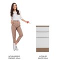 Ver imagem 5 de Balcão Madesa Stella 40 cm 3 Gavetas Rustic/Branco