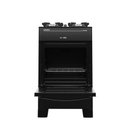Ver imagem 3 de Fogão de Piso 4 Bocas Smart Glass Preto com Mesa de Vidro e Forno 50L - Realce