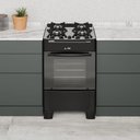 Ver imagem 6 de Fogão de Piso 4 Bocas Smart Glass Preto com Mesa de Vidro e Forno 50L - Realce