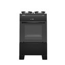 Ver imagem 1 de Fogão de Piso 4 Bocas Smart Glass Preto com Mesa de Vidro e Forno 50L - Realce