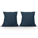 Ver imagem 6 de Sofá 2 Lugares Com Almofadas Gabrielly Suede Azul Marinho