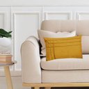 Ver imagem 2 de Kit 2 Capas para Almofada Drapeada Line T Retangular em Veludo Várias Cores Cor:mostarda