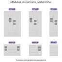 Ver imagem 7 de Guarda-roupa Infantil 122cm com Vidro 4 Portas e 2 Gavetas Brisa Multimóveis Mp4426 Branco