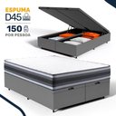 Ver imagem 5 de Cama Box Baú com Colchão de Espuma D45 Double Face Territory Hellen Queen 158cm