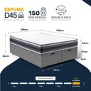Ver imagem 6 de Cama Box Baú com Colchão de Espuma D45 Double Face Territory Hellen Queen 158cm