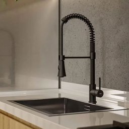 Monocomando Celite Cozinha Bancada Bica Móvel Gourmet Preto B5001cvr00 - 5