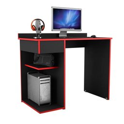 Mesa Gamer - Abx Preto-vermelho - 2