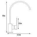 Ver imagem 6 de Torneira Gourmet Slim Giro de Corpo 360º Monocomando com Misturador de Temperaturas Agua Quente e Fr