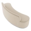 Ver imagem 2 de Sofá 4 Lugares para Sala de Estar Living 230cm Koane D06 Veludo Creme - Mpozenato