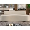 Ver imagem 7 de Sofá 4 Lugares para Sala de Estar Living 230cm Koane D06 Veludo Creme - Mpozenato
