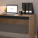 Ver imagem 7 de Mesa e Estante para Escritorio Gamer B28 Mell Preto Novam